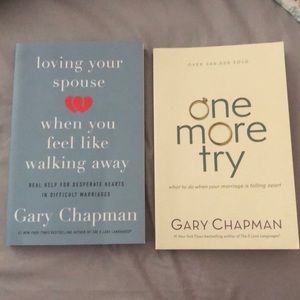 2 Gary Chapman books. Excellent condition.